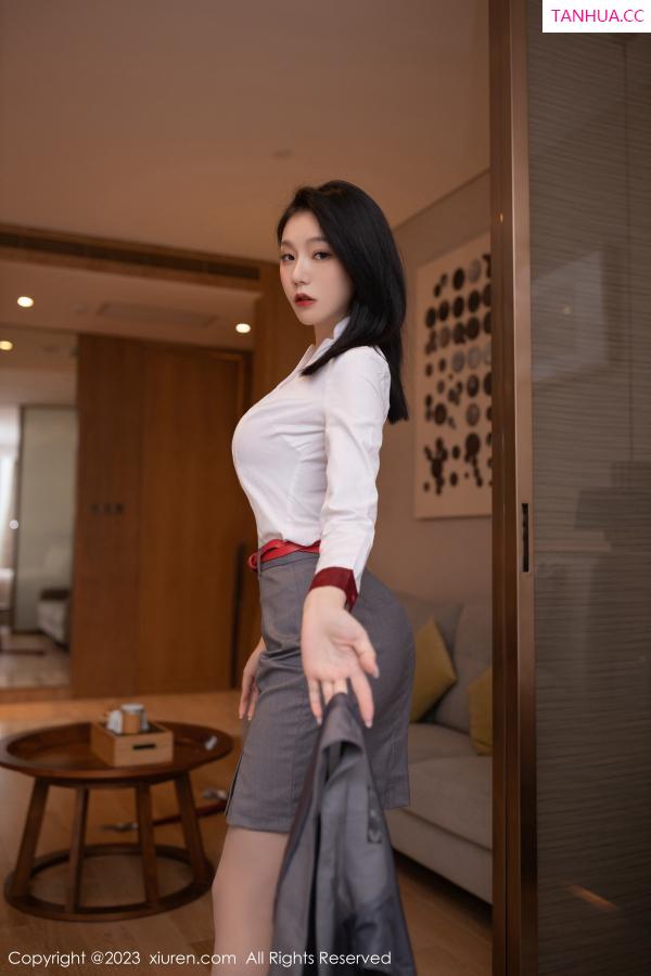 安然Maleah  [XiuRen]高清写真图 2023.01.17 No.6148 安然anran 制服美腿第22张图片